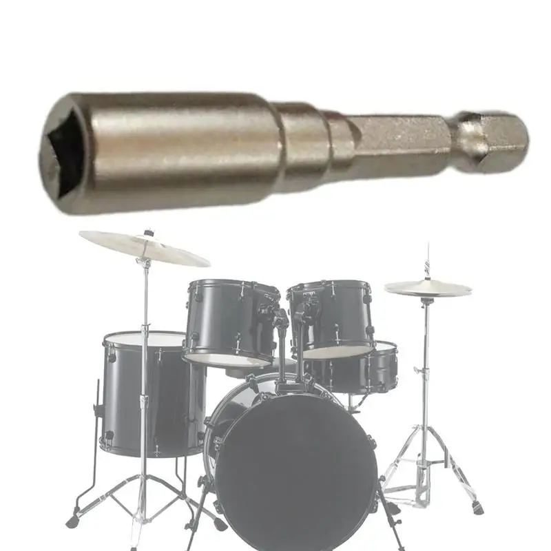 Барабанный ключ, Сверло, Натяжной барабанный ключ С магнитной головкой, Сменные аксессуары для барабана, Ударное оборудование, простой инструмент