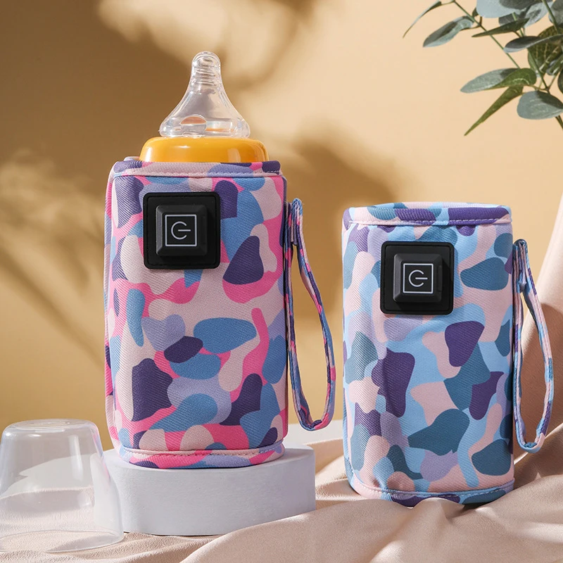 Подогреватель детского молока, детская сумка с цифровым дисплеем, USB-подогреватель бутылочек для кормления, Безопасные детские принадлежности для зимы на открытом воздухе
