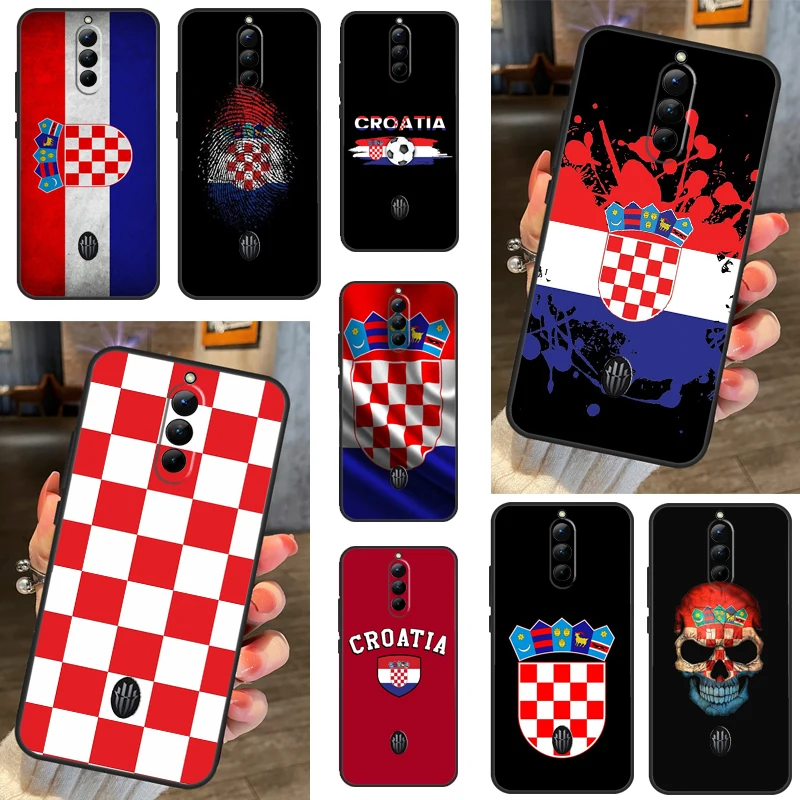 Чехол с флагом Хорватии для ZTE Nubia Red Magic 8 Pro, задняя крышка для Red Magic 6R 5G 5S 6S 7S 6 7 Pro Coque
