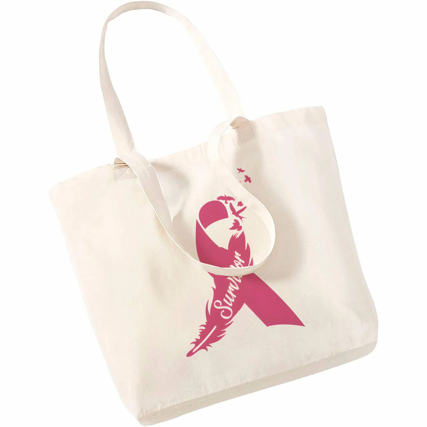Октябрьский Розовый шаблон осведомленности о раке молочной железы, Многоразовая хозяйственная сумка, повседневные большие сумки с верхней ручкой для женщин