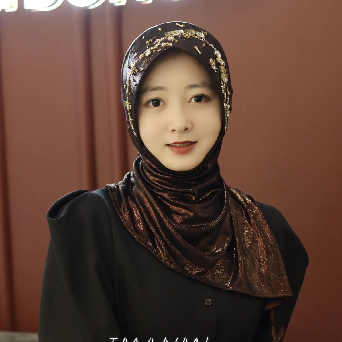 Высококачественные Чехлы Для Хиджабов Из Глянцевой Ткани Fashion Muslim Islam Lady Party
