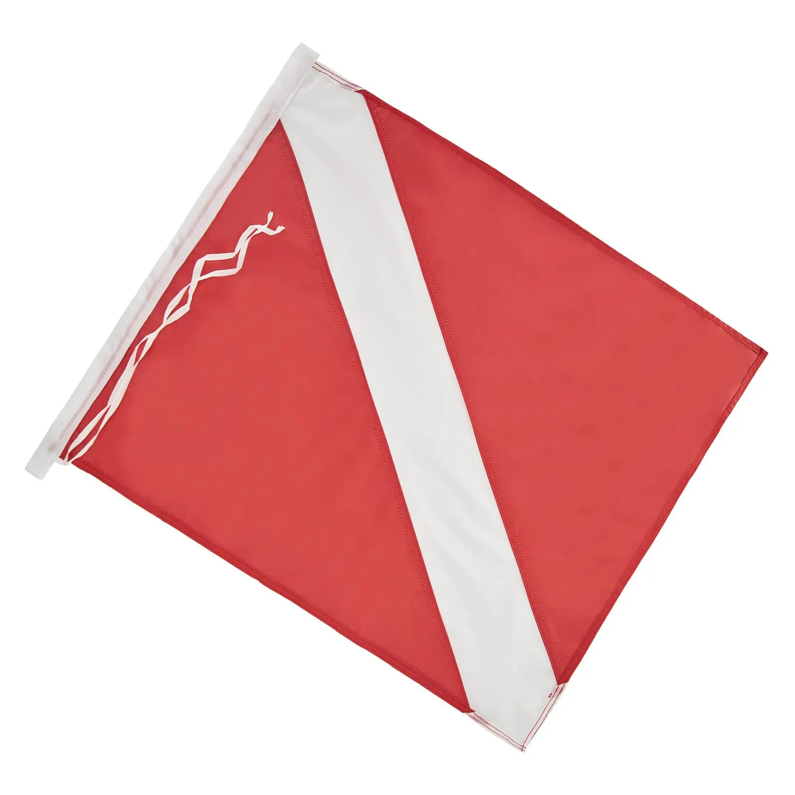 Международный Флаг Для Дайвинга с Опущенным Флагом 12 x 6 дюймов Из Сверхпрочного Полиэстера, Маркер Флага Лодки для Фридайвинга На Открытом Воздухе С Аквалангом