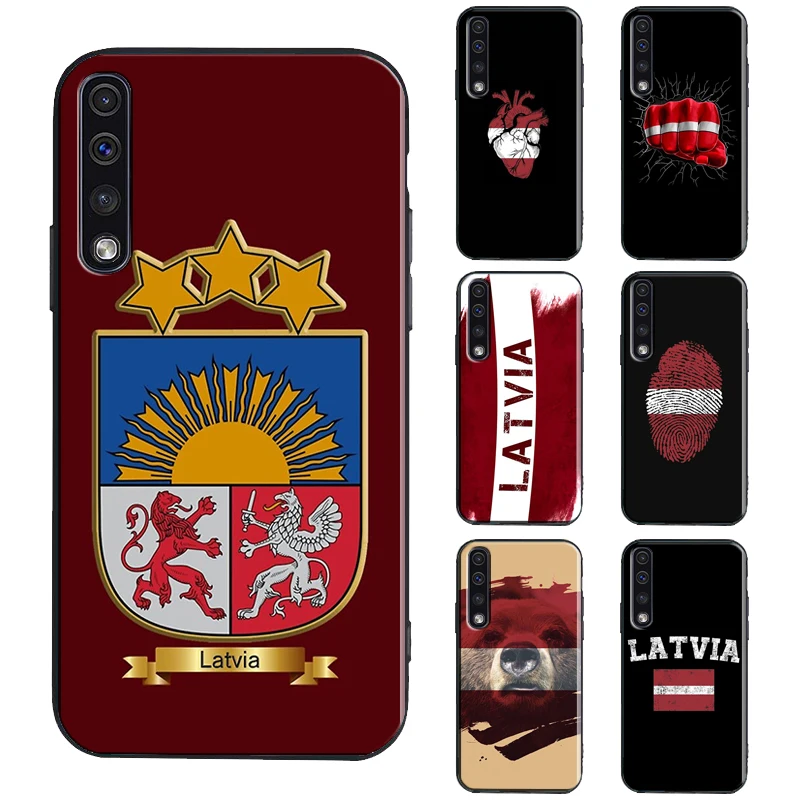 Чехол с флагом Латвии для Samsung A51 A71 A11 A31 A41 A01 A02S A40 A50 A70 A21S A20e A12 A32 A52 A72 Чехол
