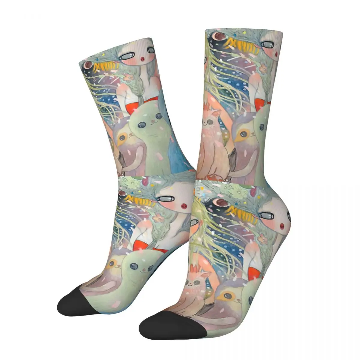 Сказочный Мир Есимото Нара Каваи Носки Покупки Носки С Мультяшным Рисунком