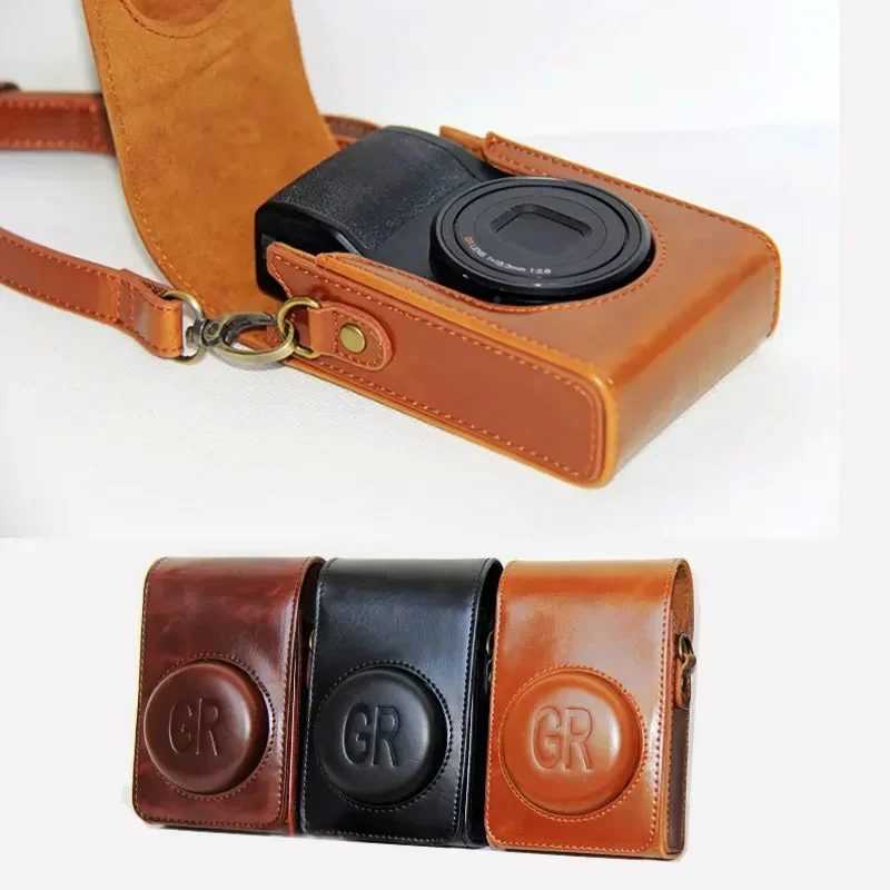 Высококачественная сумка-чехол для камеры, подходящая для камеры Ricoh GR grii GR2, защитный чехол из искусственной кожи