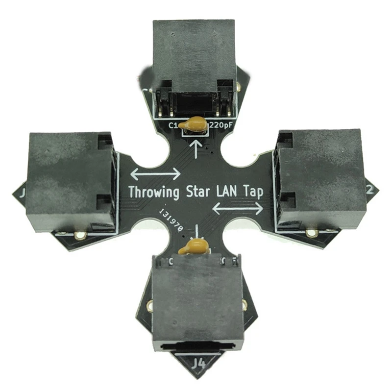 RISE-2X Инструмент для захвата сетевых пакетов LAN Throwing-Star-Инструкции в сборе