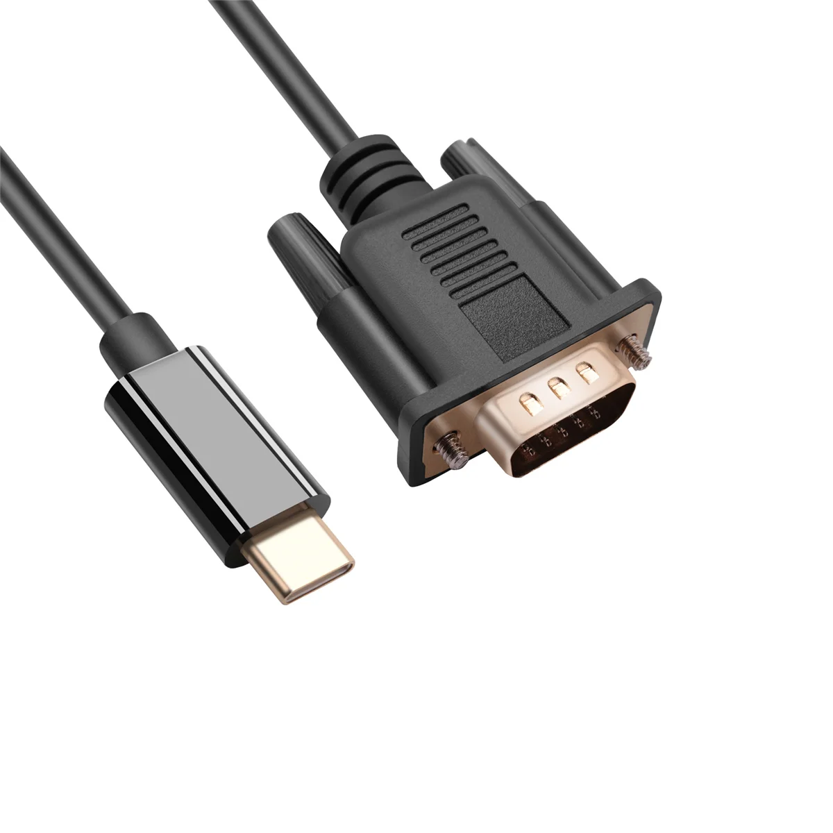 Кабель USB C-VGA 5,9 футов / 1,8 м, кабель USB Type C-VGA, подходит для устройств USB 3.1-подходит для HP и др.