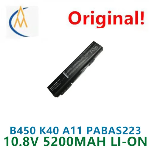 купить еще дешевле получится Аккумулятор для ноутбука PA3788U-1BRS S500 B450 K40 A11 PABAS223 10.8V 5200 MAH