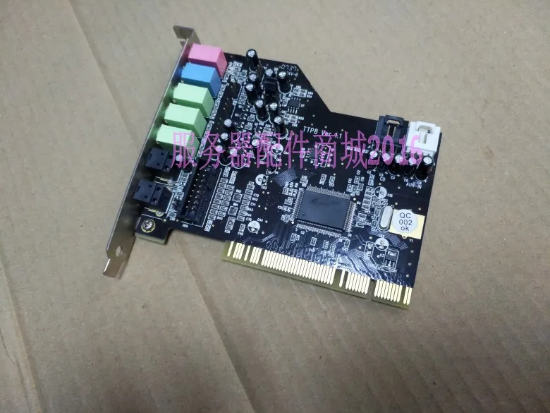 Оригинальная звуковая карта 5.1 PCI fiber output input TTP8 VER1.1 в наличии