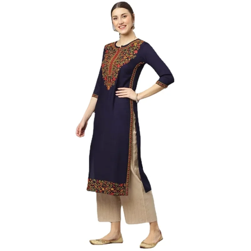 Индийское платье для женщин, топы, блузка, индийская курта, пакистанское платье, Курти, индийская одежда в этническом стиле
