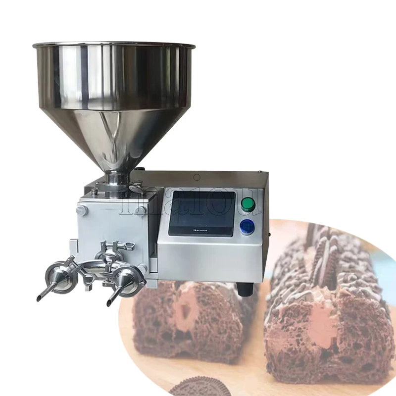 Автоматическая Машина Для Количественной Инъекции Крема Машина Для Наполнения Слоеного теста Шоколадным Кремом Машина Для приготовления Крема для торта