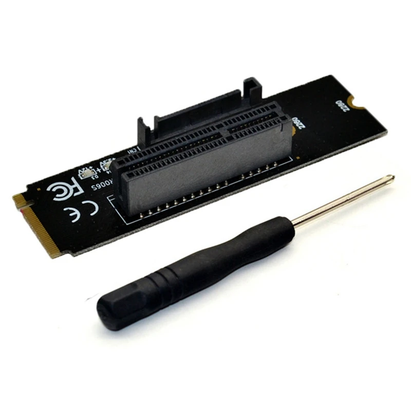 M.2 (NGFF) SSD К Адаптеру PCI-E Express 4X M.2 Key M Riser Card M.2 NGFF Riser Card Для Майнинга Биткоинов