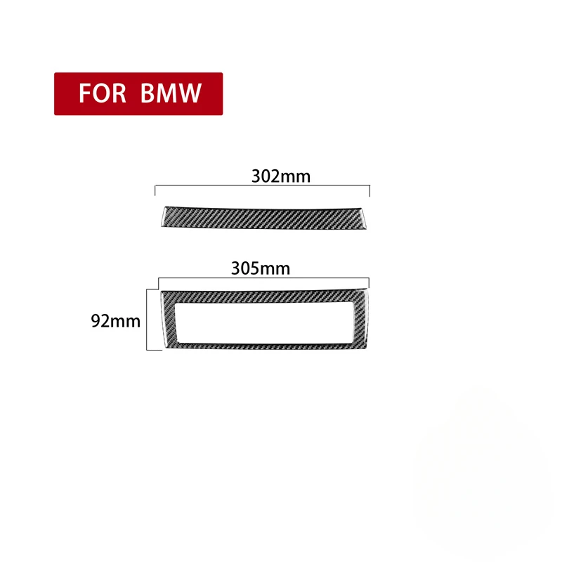 Для BMW 6 серии E63 E64 2004-2010 Наклейка из углеродного волокна Панель аварийной кнопки Рамка центрального воздуховыпуска аксессуары для интерьера автомобиля