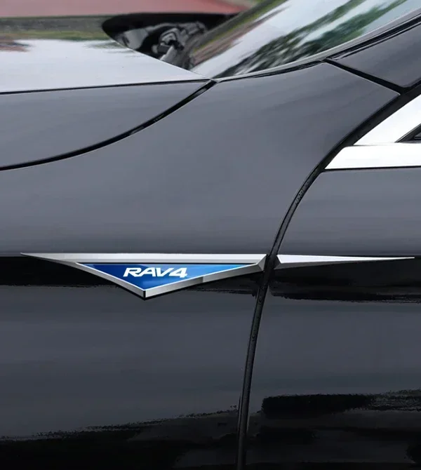 2 шт./компл. Автомобильное крыло Наклейка из нержавеющей стали, отличительные знаки, Эмблема, украшение экстерьера для Toyota Rav4 Xa50 Ремонт