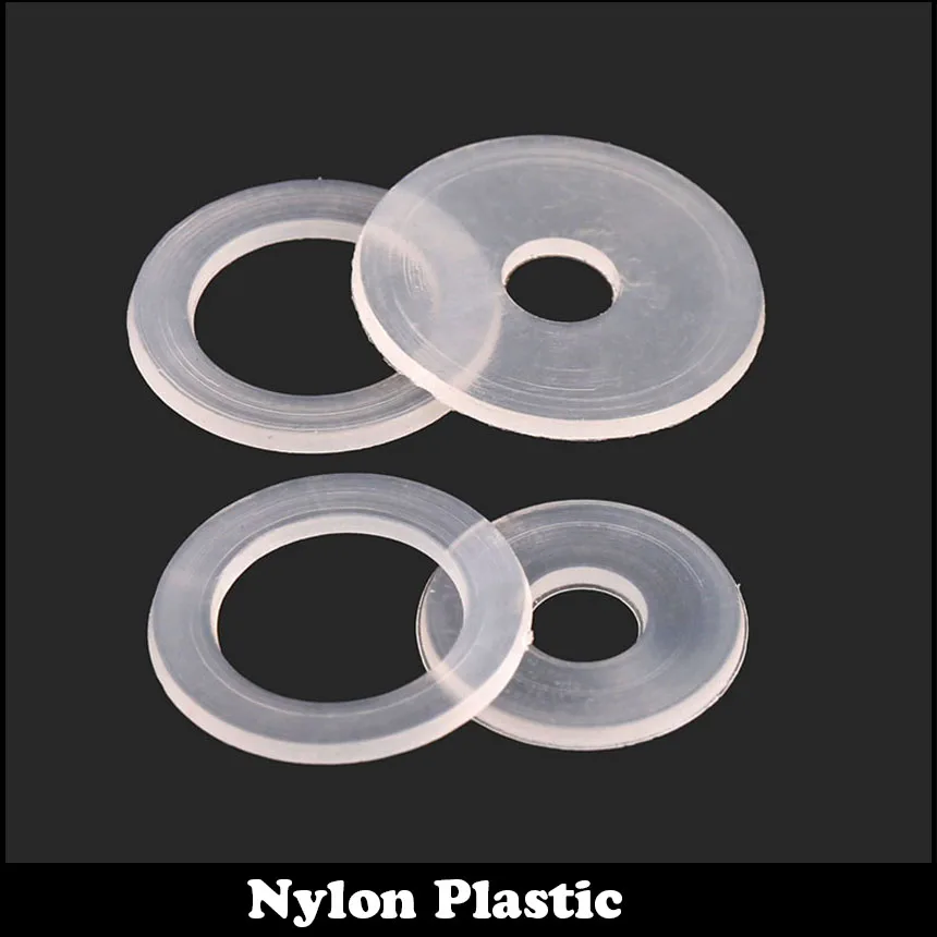 90шт M5.8 M5.8*14*0.8 M5.8X14X0.8 Прозрачная нейлоновая Пластиковая Простая прокладка Прозрачная Изолирующая Плоская Шайба