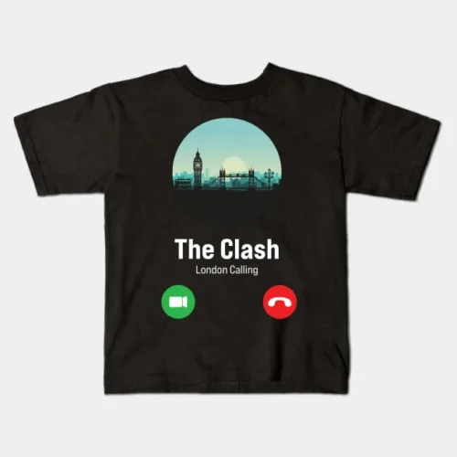 Хлопковая футболка Унисекс Черного цвета The Clash All Size