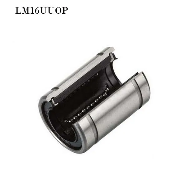 (2 шт.) открытый линейный шарикоподшипник LM16UUOP (16 мм)