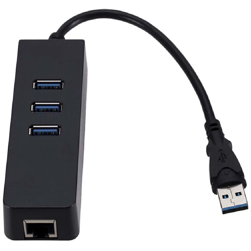 Адаптер Gigabit Ethernet HOT-USB3.0, 3 порта, сетевая карта USB-Rj45 Lan для настольных компьютеров Mac