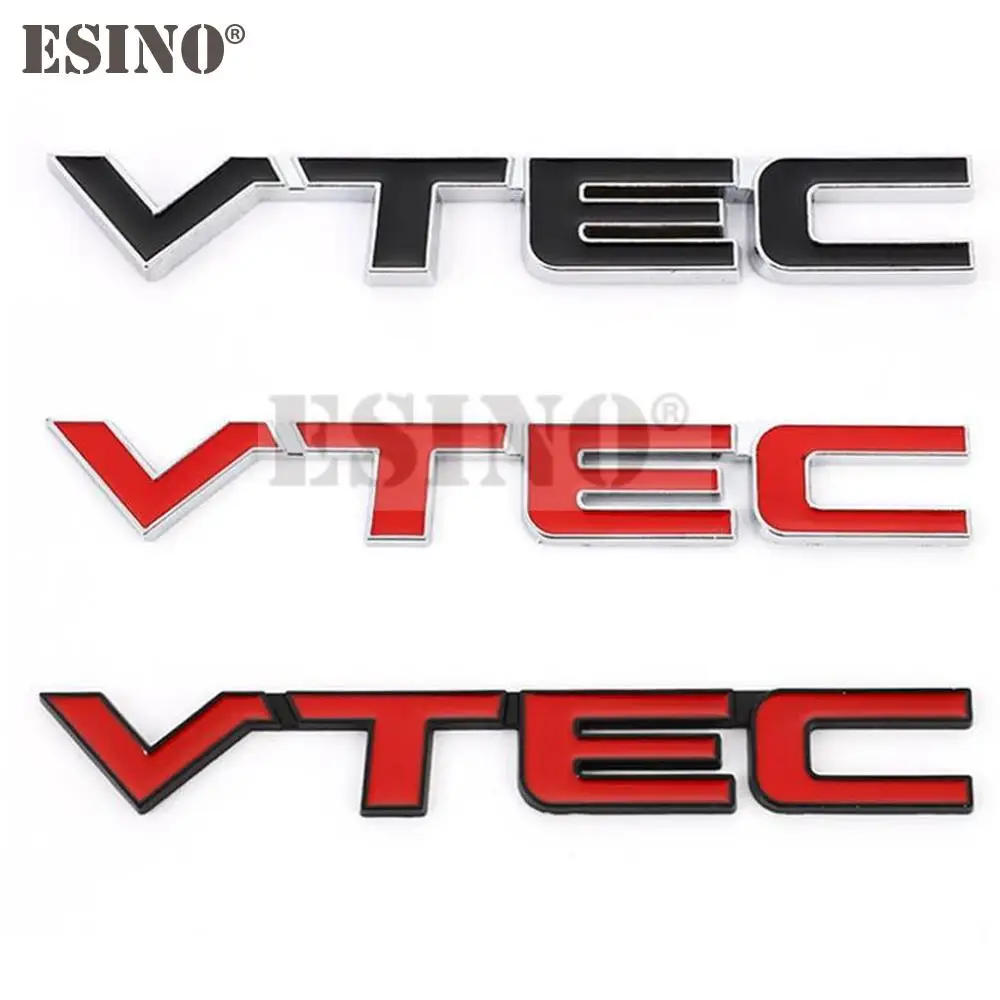 Новый Автомобильный Стайлинг 3D VTEC Металл Хром Цинковый Сплав Эмблема Значок Кузова Автомобиля Наклейка Автоаксессуар для Civic Accord Insight