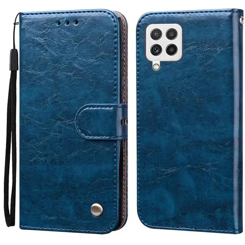 Для Samsung M32 Case Роскошный Кожаный Бумажник Флип-Чехол Для Телефона Samsung Galaxy M32 M 32 SM-M325F Чехлы Защитная Крышка-Книжка