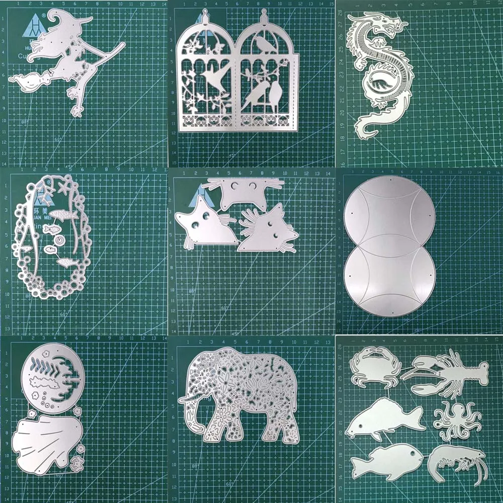 Животные Фонари Ghost Fish Box DIY Металлические Режущие Штампы Декор Рельефные Штампы Для Скрапбукинга Альбом Открыток