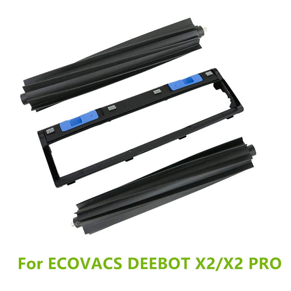 3 шт./компл. Роликовая щетка, крышка основной щетки для запасных частей робота-подметальщика Ecovacs Deebot X2/X2 Pro