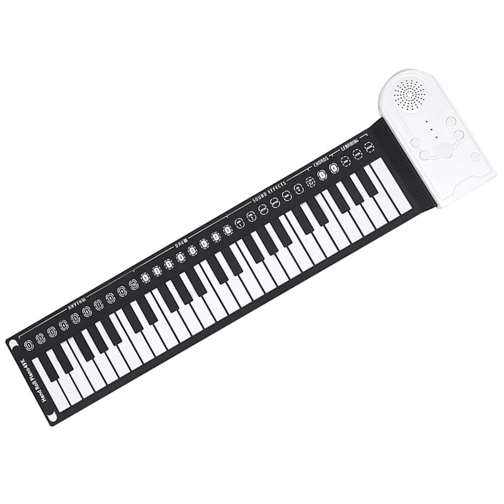 IRIN 49-Клавишное Ручное Свернутое Пианино Силиконовая Портативная Клавиатура Музыкальный Инструмент для Обучения Складной Начинающий Электронный Орган