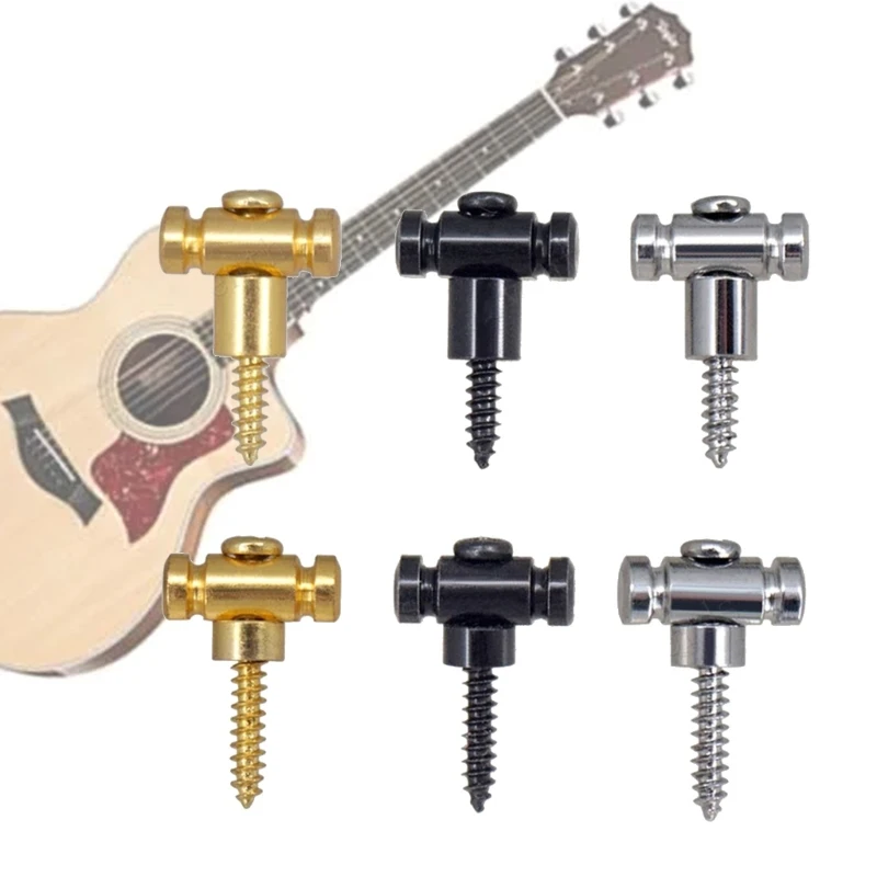Аксессуар для электрогитары 448C Гитарные детали для гитарных струн Набор фиксаторов гитарных струн Дерево гитарных струн с крепежным винтом