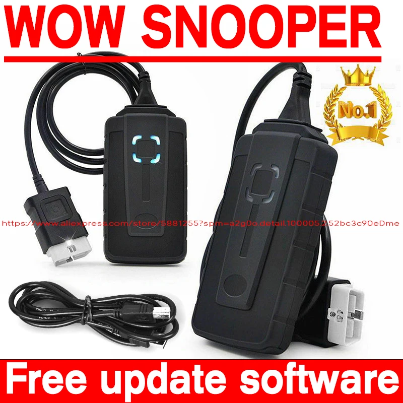2023 Новый Wow Snooper Wurth Многоязычный Диагностический Инструмент V5.008 R2 Obd2 Сканер Грузовых автомобилей Bluetooth с Keygen ds150e Delphis