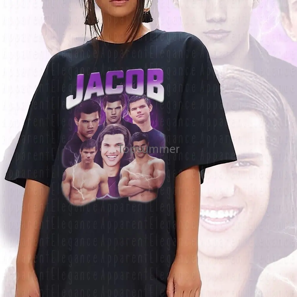 Винтажная футболка Джейкоба Блэка, Тейлора Лотнера, футболка Twilight, футболка Jacob Black Homage
