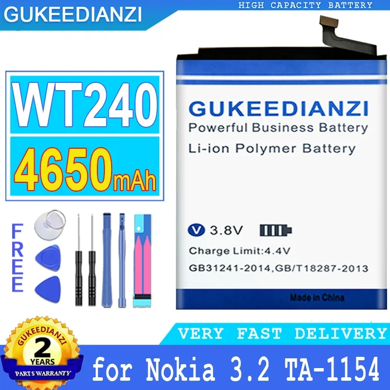 Аккумулятор мобильного Телефона Большой Емкости 4650mAh WT240 Для Смартфонов Nokia 5.3 WT240  