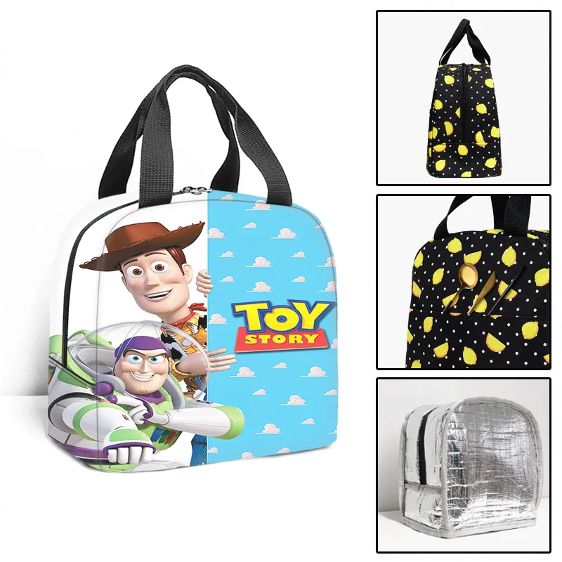 Портативный термохолодильник Disney Toy Story, сумки для пикника, детские дорожные сумки для ланча, детские школьные Изолированные сумки для ланча