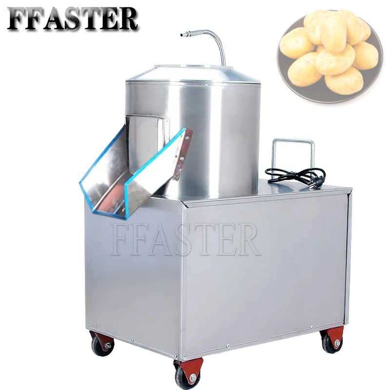 Автоматическая коммерческая Промышленная картофелечистка Электрическая машина для мойки и очистки картофеля