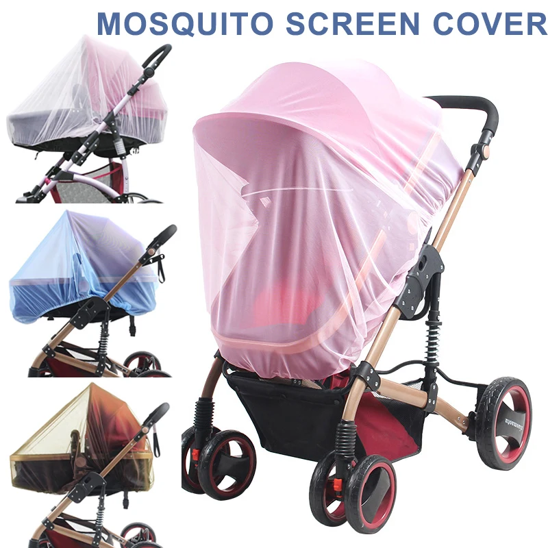 2020 Новая детская коляска с москитной сеткой Детские автокресла с сеткой от насекомых Средство от комаров для переноски люлек детской кроватки