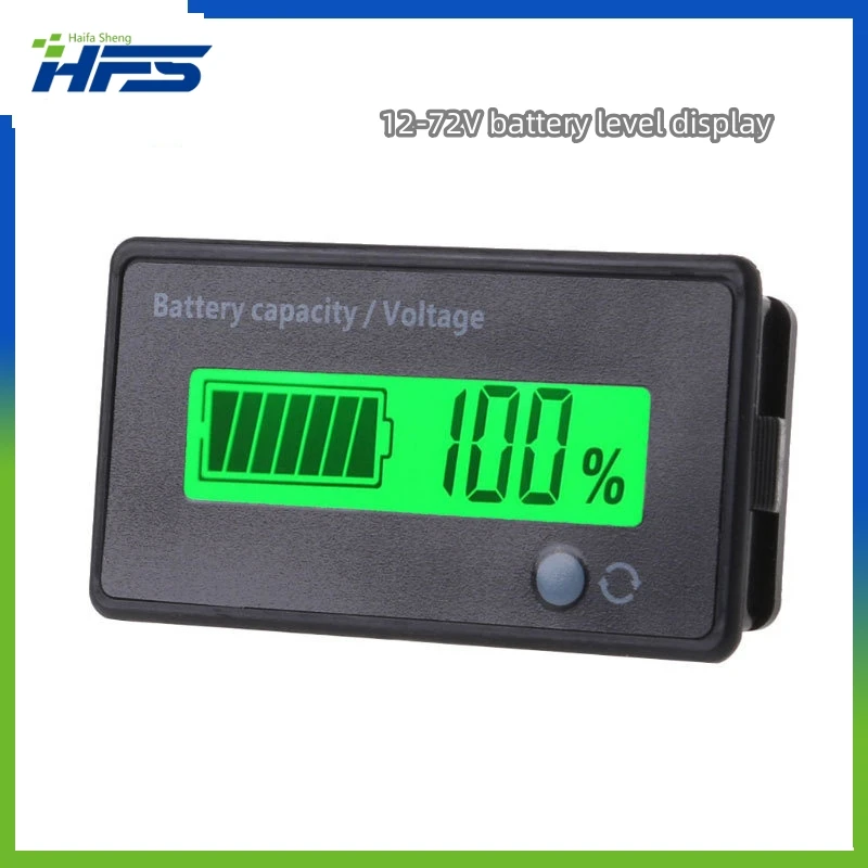 Индикатор уровня заряда батареи 12-72 В GY-6D измеритель уровня литиевой батареи Модуль отображения свинцово-кислотного уровня может быть переключен