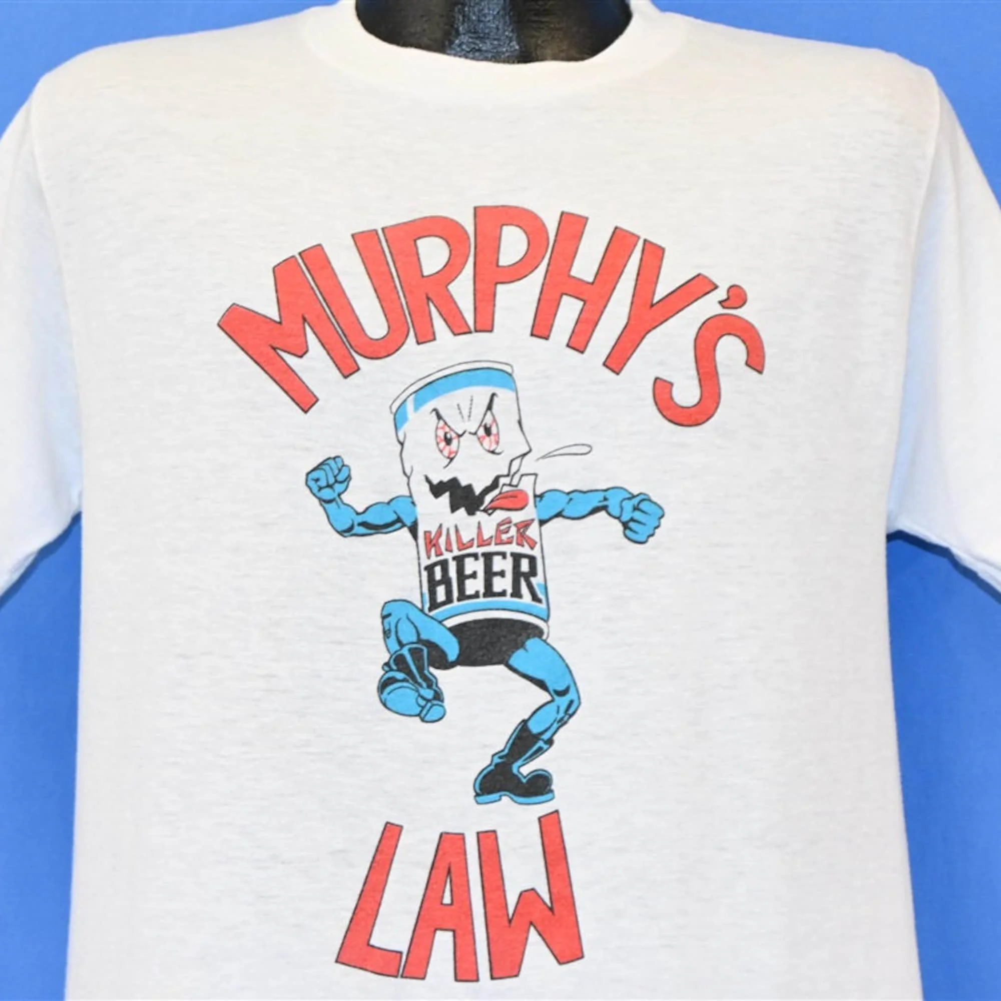 футболка 80-х Murphy's Law Killer Beer NYHC Нью-Йоркской Хардкор-Панк-группы Medium