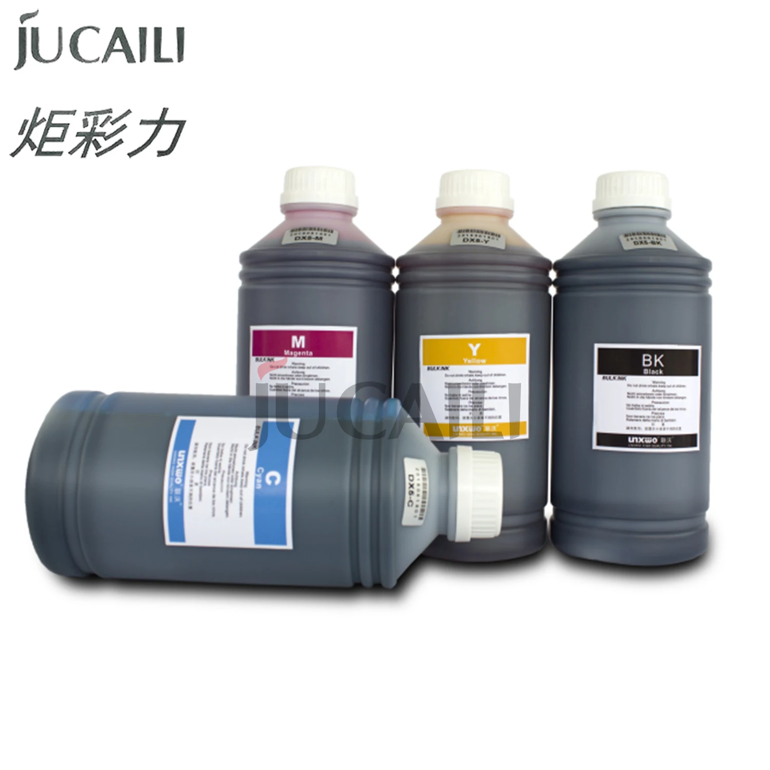 Jucaili 1000 мл чернил DX5 на водной основе для Epson XP600/DX5/DX7/4720 печатающая головка для широкоформатного принтера Xuli Human на водной основе