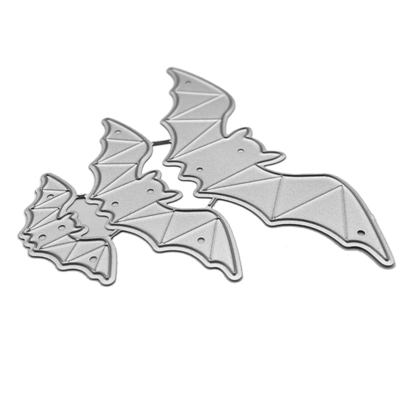 Хэллоуин 3 для летучей мыши-ВАМПИРА Трафарет для резки металла, открытка для скрапбукинга своими руками Mol