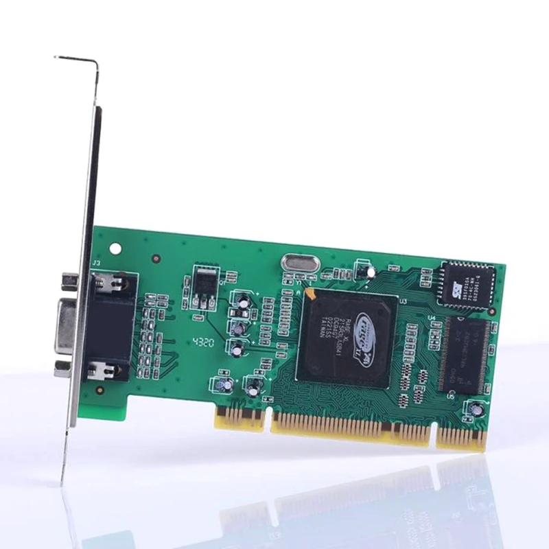 Видеокарта PCI ATI Rage XL 8 МБ 32 Бит С Несколькими Дисплеями, Видеокарта VGA SDRAM, Аксессуары Для Настольных Компьютеров
