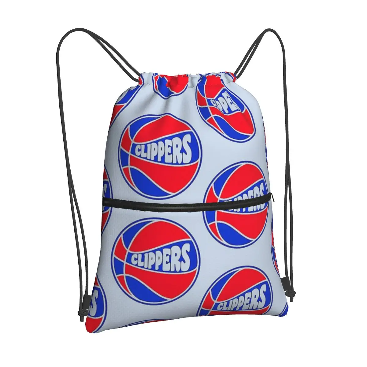 Баскетбольные сумки на шнурке от Clippers, рюкзаки, мужская сумка-авоська, школьная обувь, Легкий универсальный рюкзак для спортзала, Контрастный цвет