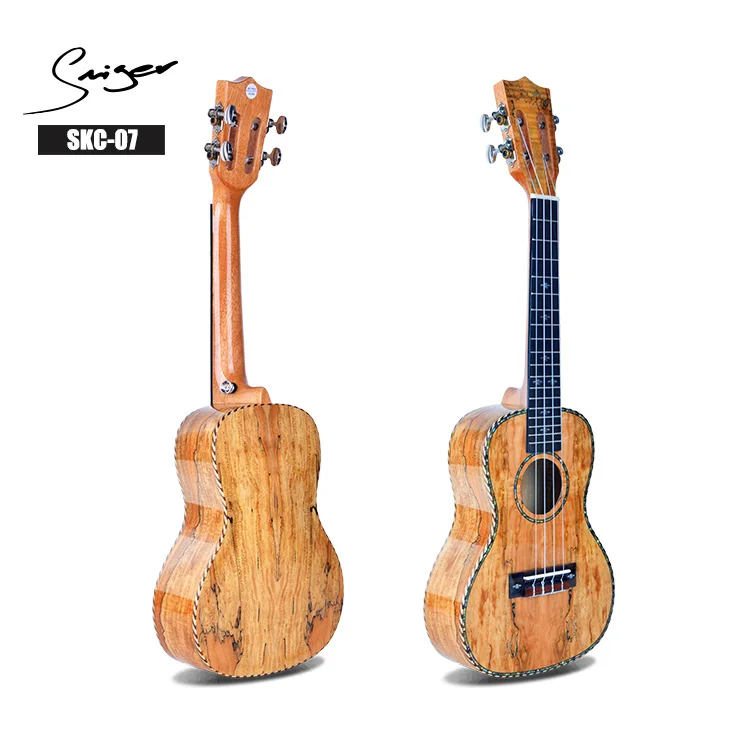 оптовая продажа новой концертной гавайской гитары с прорезями из китайского клена с прорезями для грифа