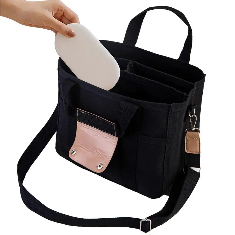 Сумка-тоут для мамы, холщовая сумка для подгузников с несколькими карманами, сумка для мамы в коляске, детская дорожная сумка, сумка для подгузников, рюкзак и сумка-тоут для женщин