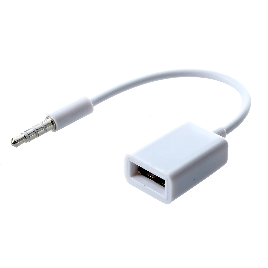 Автомобильный MP3 3,5 мм Штекер AUX Audio Plug К USB 2.0 Женский Кабель-Преобразователь Шнур
