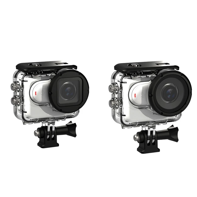 Для спортивной камеры Shadowstone Insta360 Go 3 Thumb Чехол для дайвинга Многофункциональный портативный 40-метровый водонепроницаемый чехол