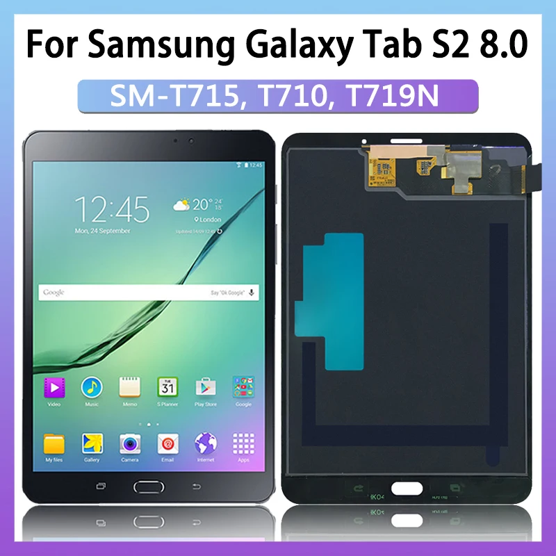 Оригинал для Samsung Tab S2 8,0 T710 T713 T715 T719 ЖК-дисплей С Сенсорным Экраном Дигитайзер В сборе SM-T710 WIFI SM-T715 3G