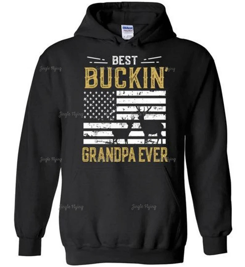 Лучшая толстовка Buckin Grandpa для мужчин Best Bucking Grandpa Deer Hunting Рождественские подарки толстовки Deer Hunter