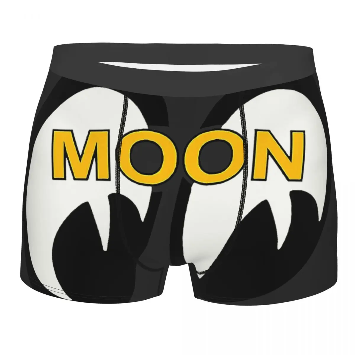 Классические мужские трусы-боксеры Mooneyes Moon Equipped, специальные трусы с высокой воздухопроницаемостью, высококачественные шорты с 3D-принтом, идея подарка