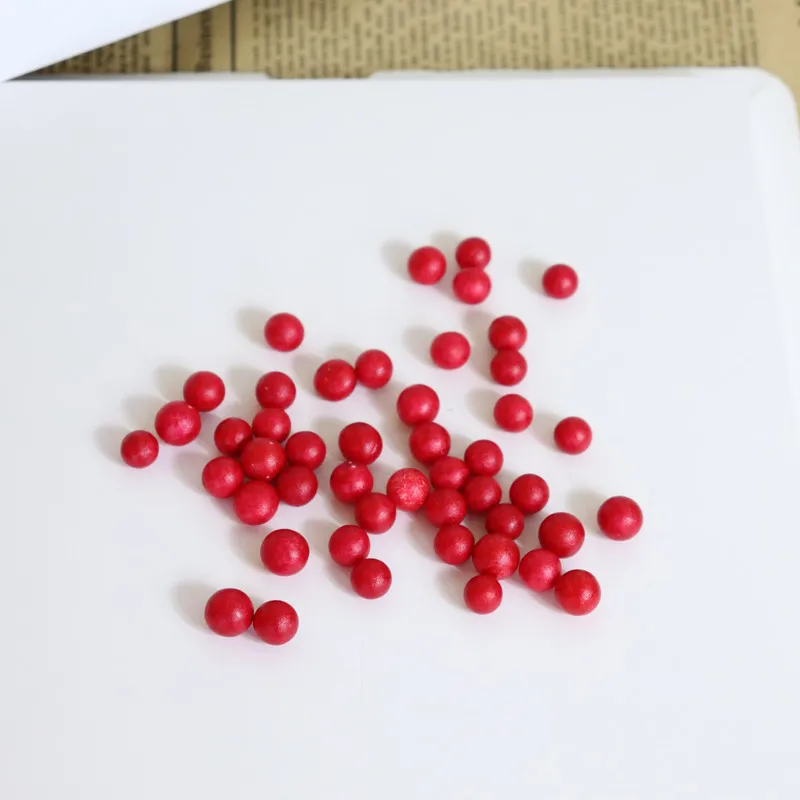 10 мм Рождественское украшение Искусственная ягода Красная Вишня Тычинки Мини Поддельные Ягоды Цветы Жемчужные бусины для DIY Party Craft
