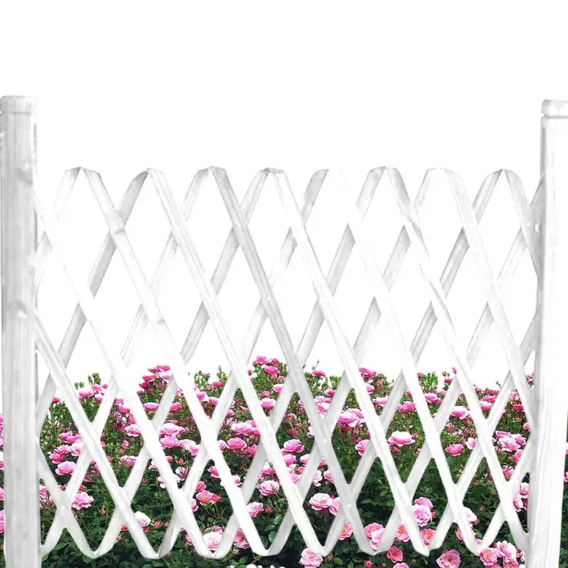 Выдвижной Садовый забор высотой 50 см, Деревянный Декоративный забор для газона, Опора для шпалер для подъема растений, Карбонизированная Антикоррозийная древесина